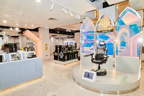 View of gaming destination